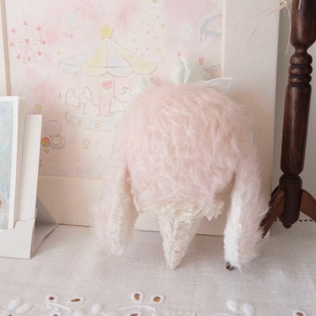 甘いアイスクリームうさぎちゃん ぬいぐるみ ハンドメイド 海外作家様 ロリータ