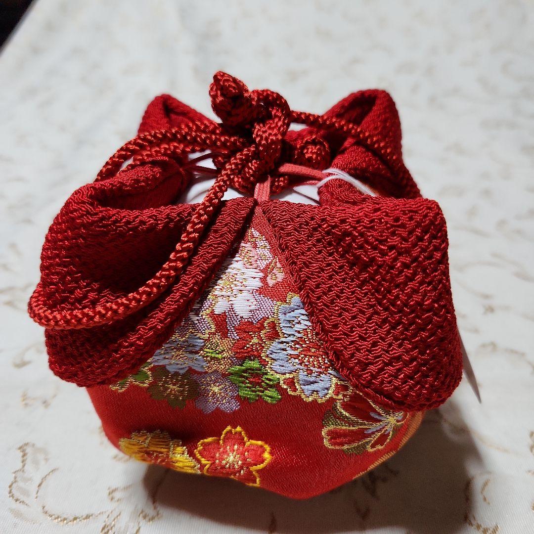 #698 ( 未使用品) 七五三 お正月 草履と巾着 18cm