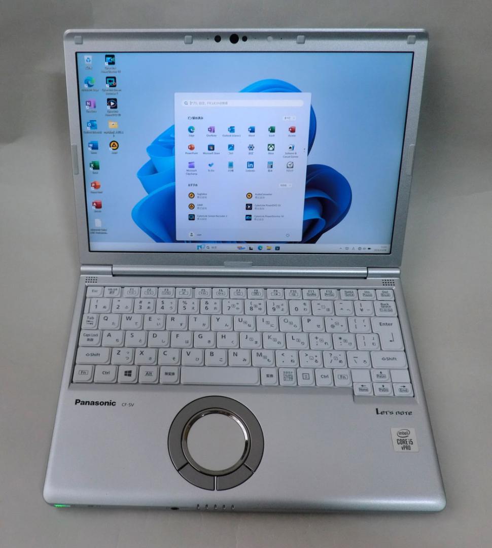 Panasonc 中古ノート i5 16GB SSD256GB Office 付