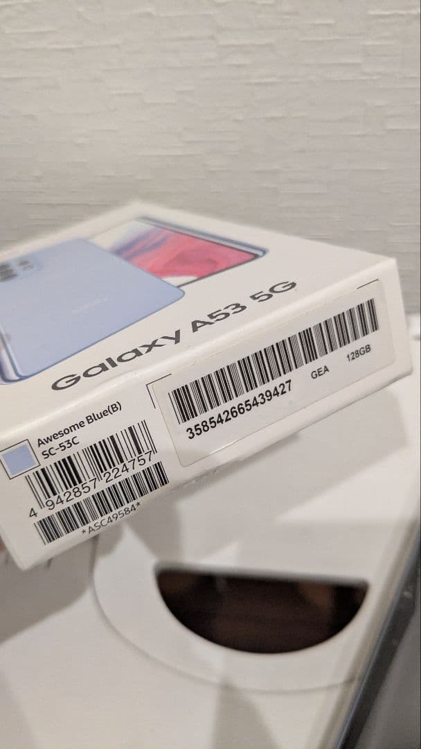 [ジャンク]Galaxy A53 5G SC-53C 128GB電源入らず過放電
