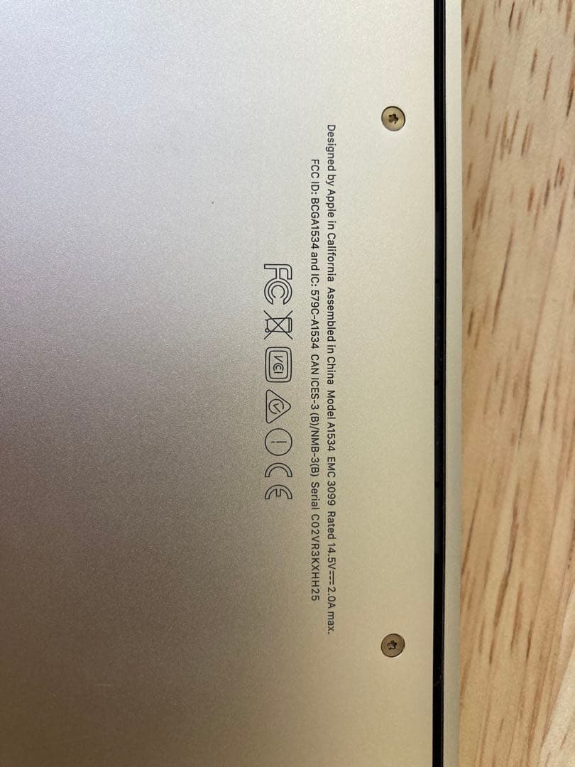 「ジャンク品」Apple MacBook 12インチ Retine1kg以下