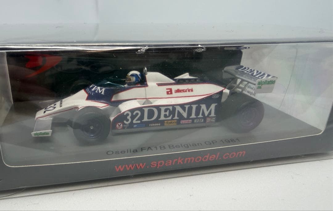 【希少】スパーク 1/43 オゼッラ FA1B 1981 ベルギーGP #32