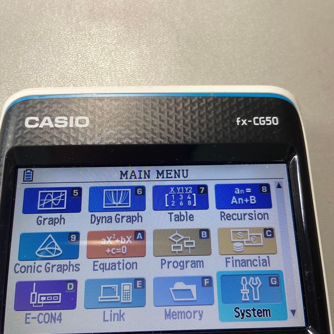 CASIO fx-CG50 関数電卓