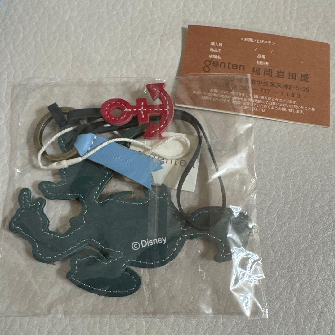 ゲンテンgentenワクワクレザーチャームディズニーキャラクター/ドナルドダック