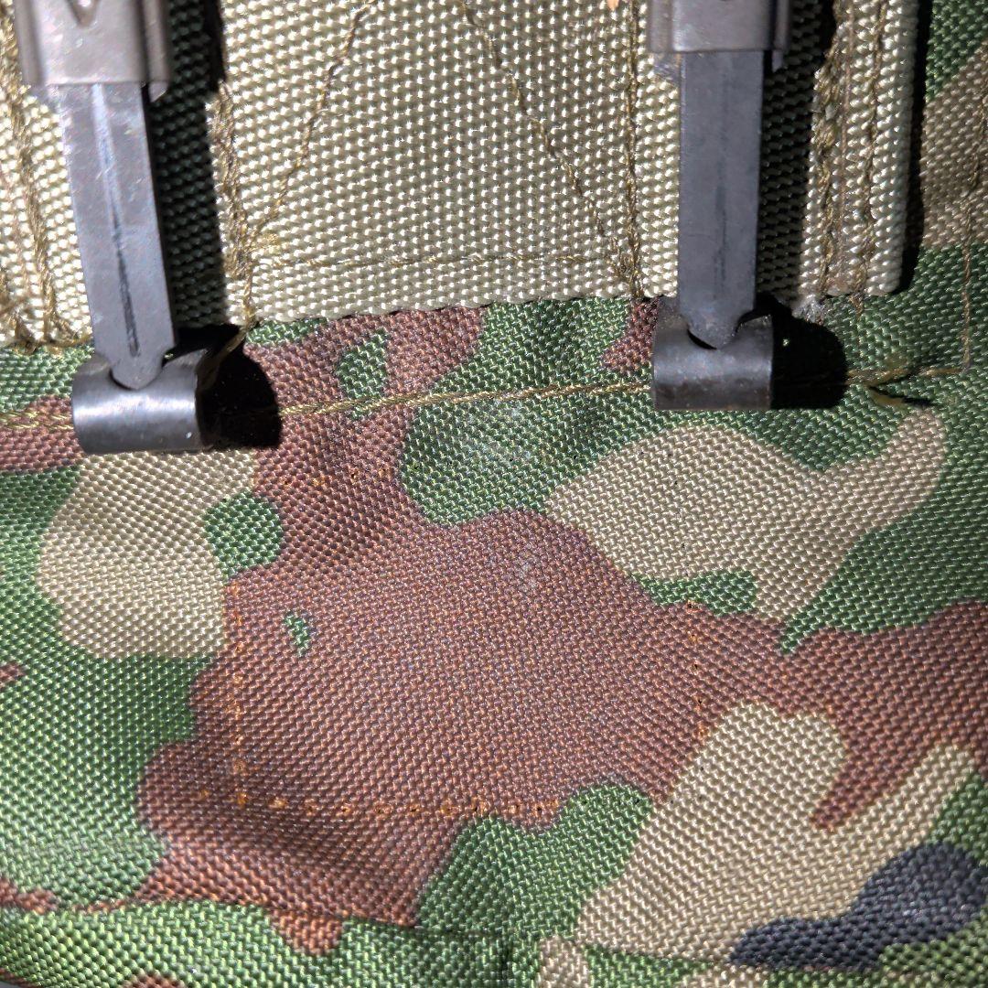 陸上迷彩　水筒覆　キャンティーン　実物刻印　デッドストック　Qマーク