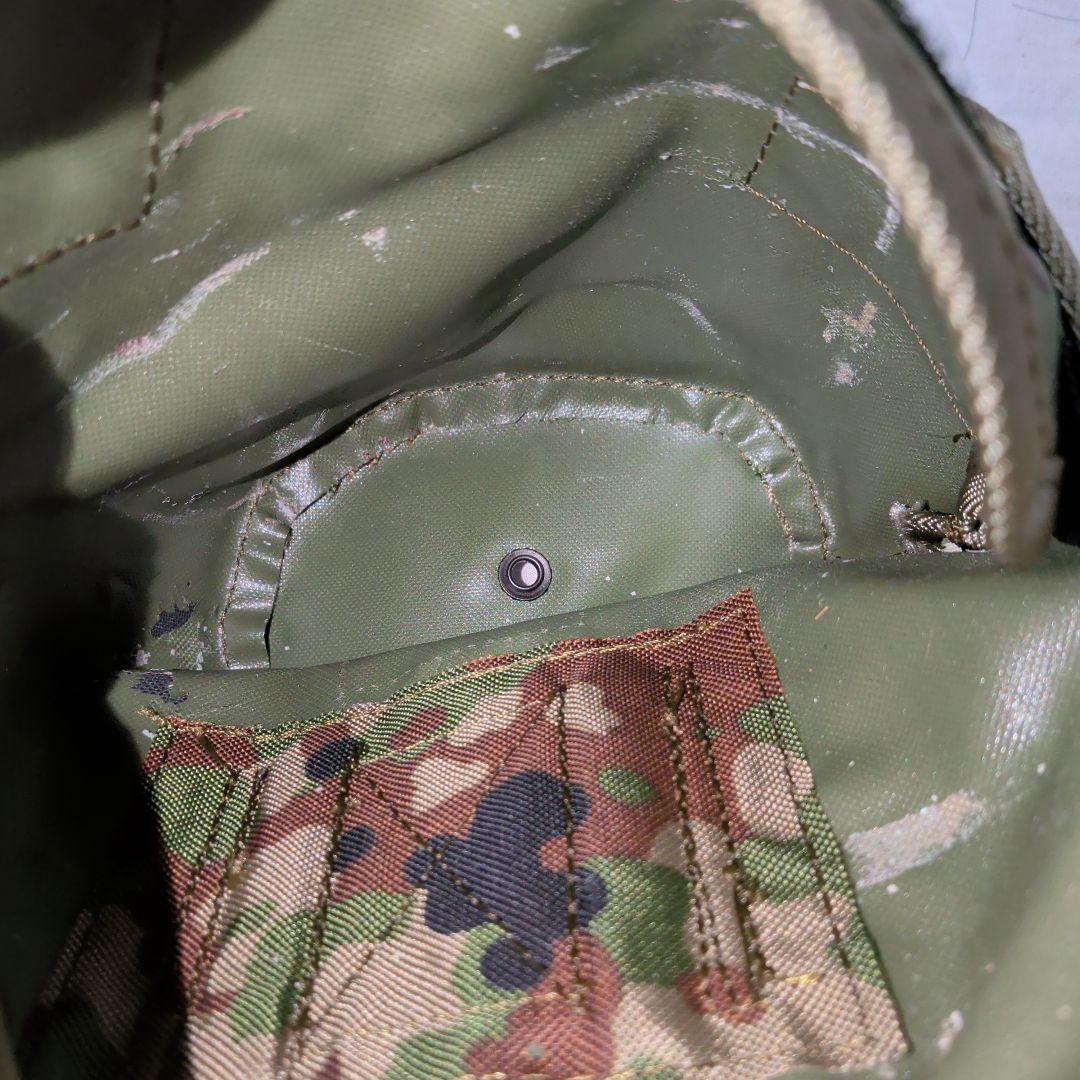 陸上迷彩　水筒覆　キャンティーン　実物刻印　デッドストック　Qマーク