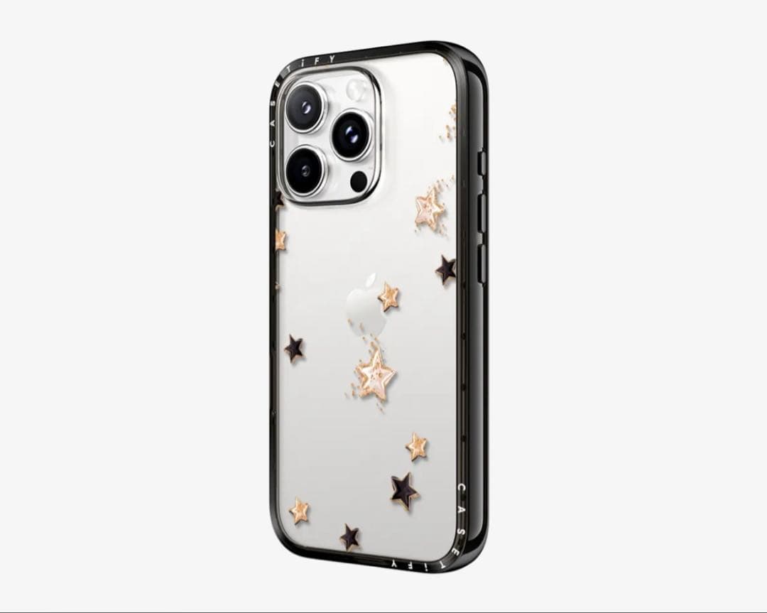 iPhone16ProMax 新品未使用 星柄クリアハードケース