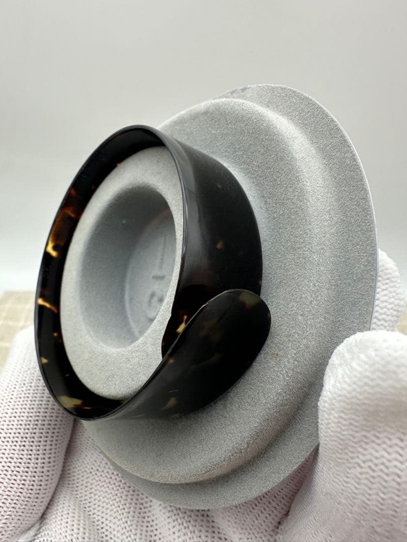 本鼈甲 べっ甲 バングル ワイド版 希少品
