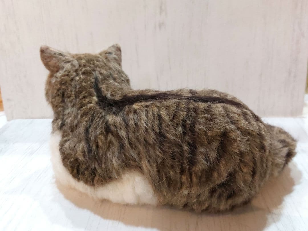 羊毛フェルト　猫　(エキゾチックショートヘア)