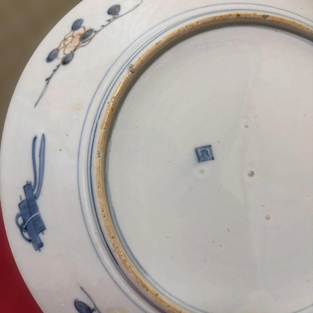 古伊万里　色絵大皿　飾り皿　約40cm