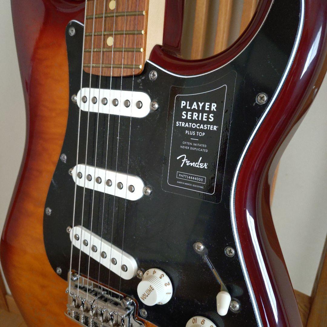 ギター FENDER Player Stratocaster Plus Top PF