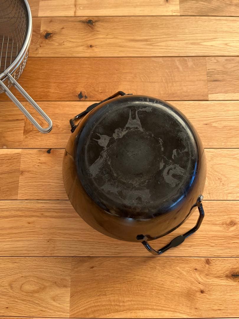 la base/ラバーゼ/IH対応・鉄揚げ鍋セット（22cm）