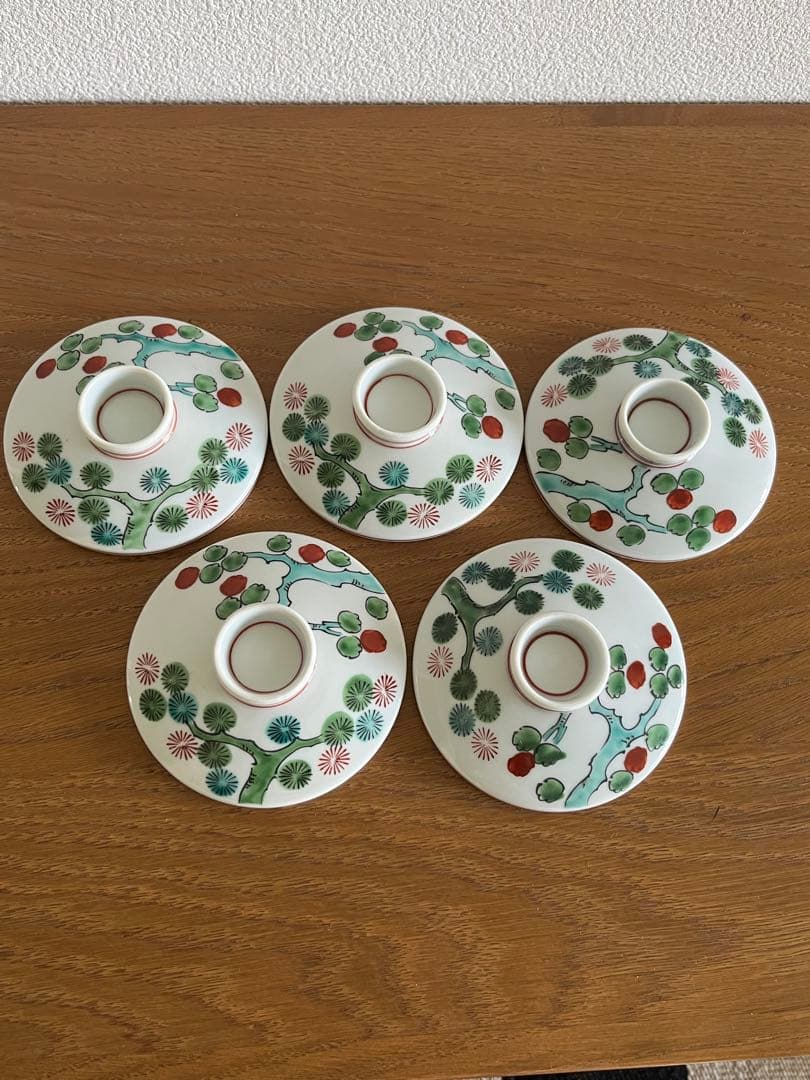 源右衛門窯　茶碗蒸し　小皿　五客