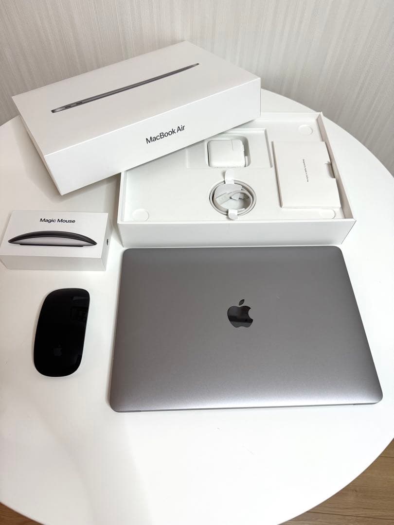 MacBookAir 2020 m1 スペースグレー + Magic Mouse