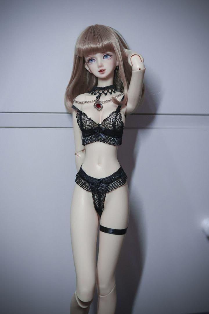 I42 BJD 1/3 ドール 衣装　ネグリジェ　上下セット ハンドメイド