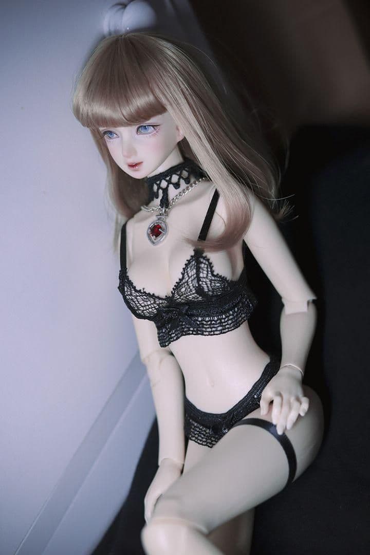 I42 BJD 1/3 ドール 衣装　ネグリジェ　上下セット ハンドメイド