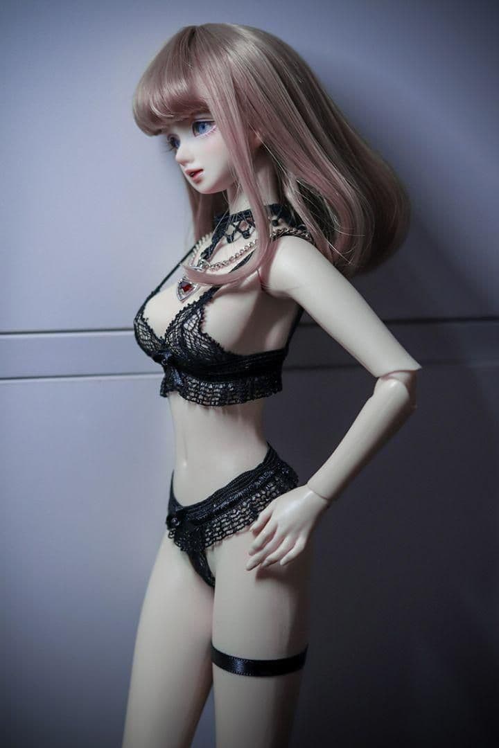 I42 BJD 1/3 ドール 衣装　ネグリジェ　上下セット ハンドメイド