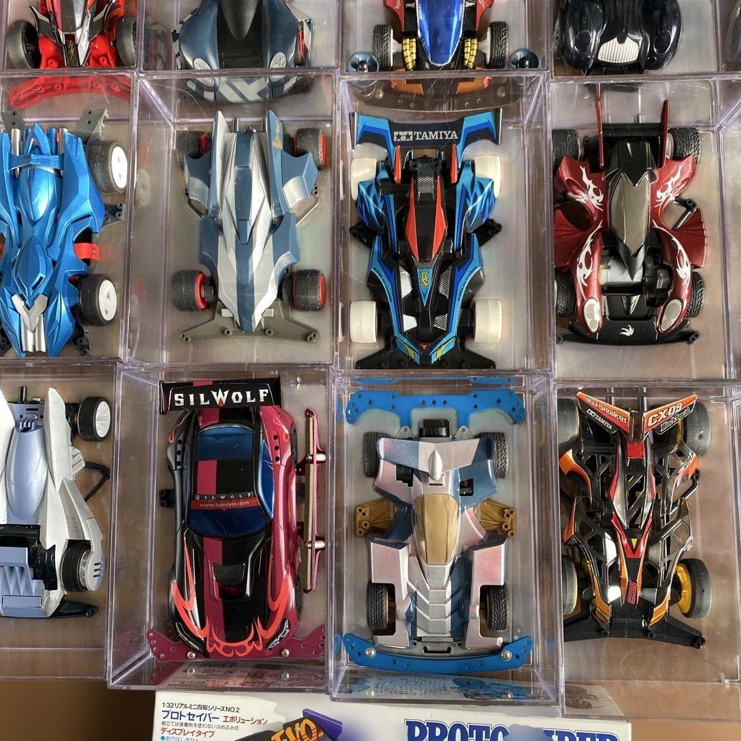 【送料無料】TAMIYA ミニ四駆　完成品　まとめ売り引退品　40台