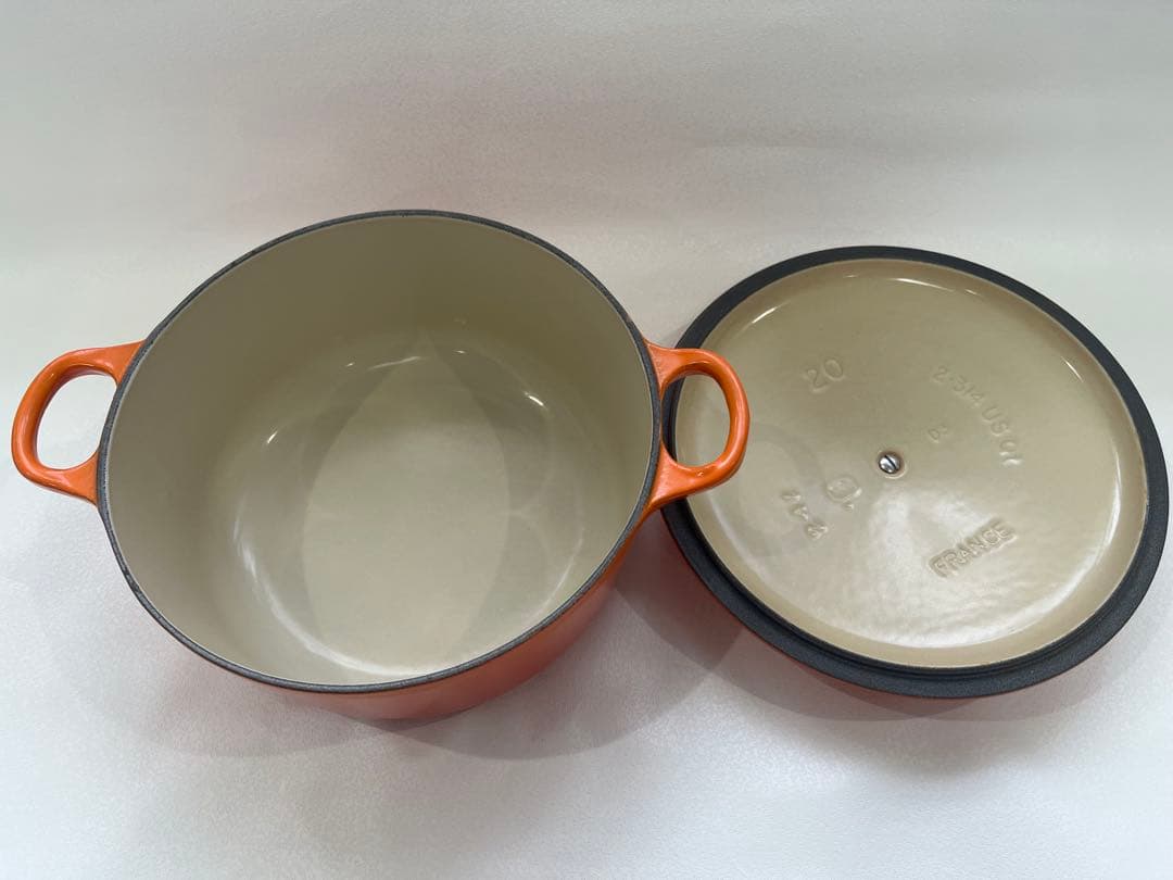 ルクルーゼ ココットロンド　20 オレンジ