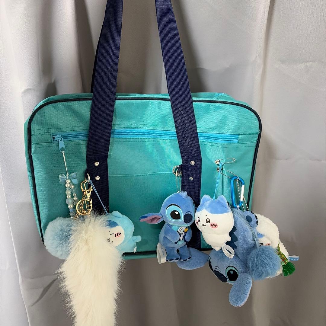 スクバ青 キーホルダー付き！