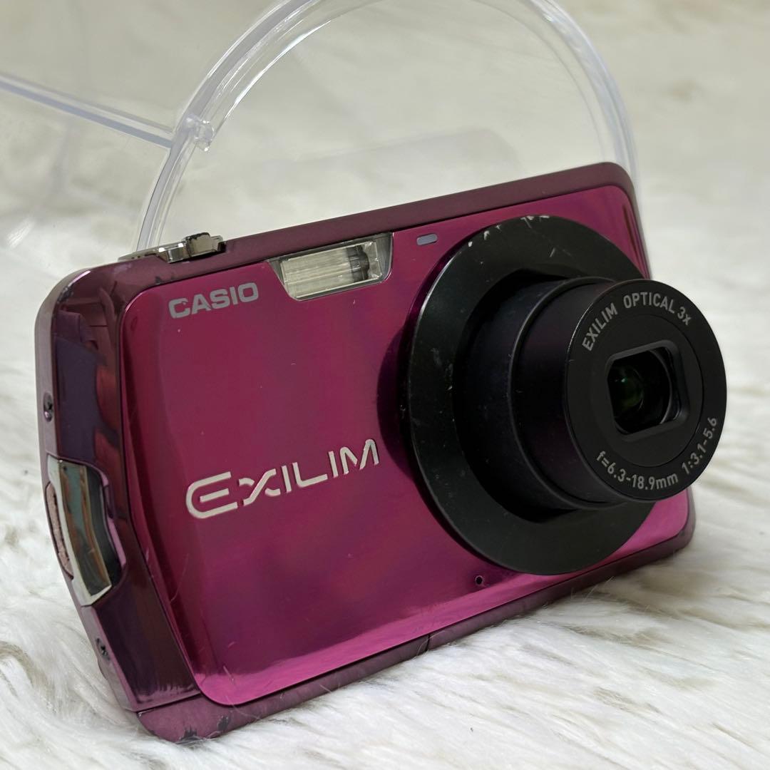 CASIO カメラ　EX-Z330 充電器　説明書　パープル　コンデジ　動作品