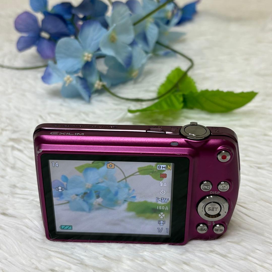 CASIO カメラ　EX-Z330 充電器　説明書　パープル　コンデジ　動作品