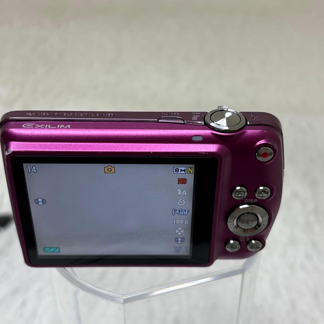 CASIO カメラ　EX-Z330 充電器　説明書　パープル　コンデジ　動作品