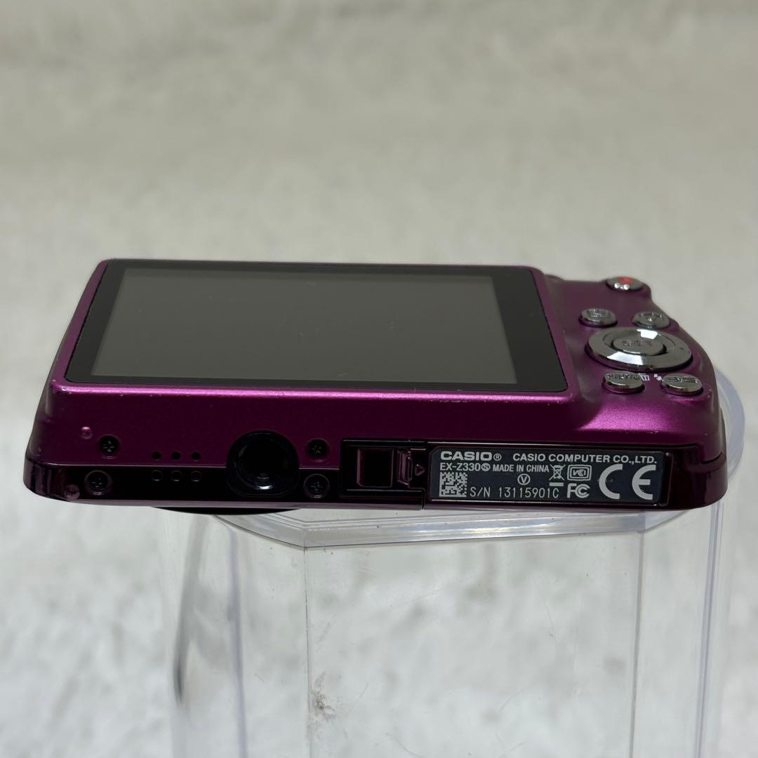 CASIO カメラ　EX-Z330 充電器　説明書　パープル　コンデジ　動作品