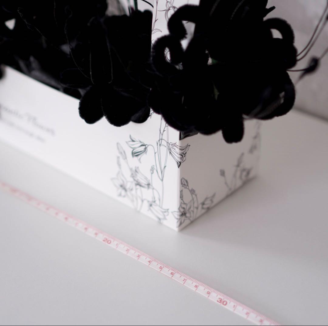 【モールフラワー】彼岸花と蝶のブーケ ギフトボックス入り