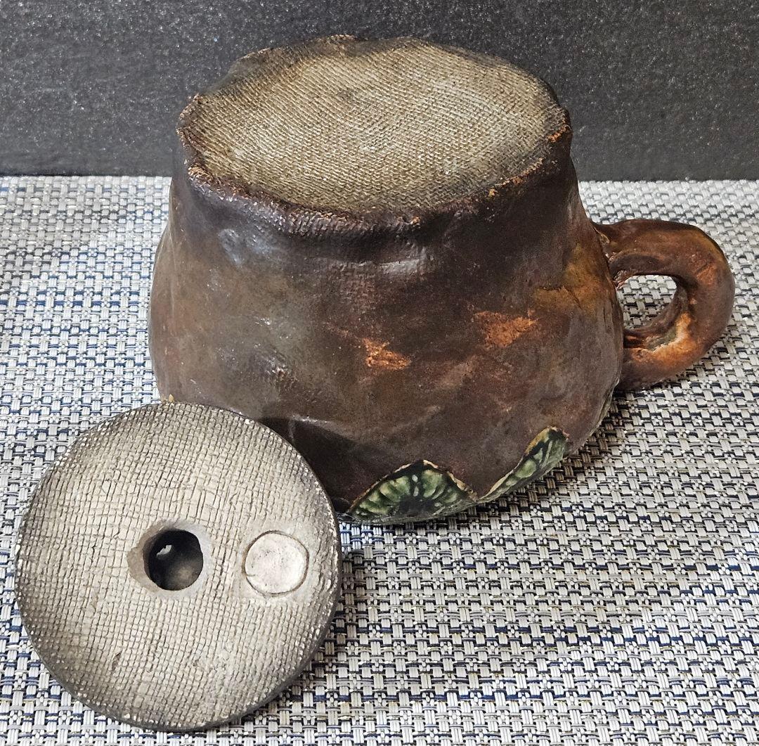 古琉球系　鉄釉　緑釉　青釉　急須　酒次 花入　オブジェ　酒器　カラカラ　壺屋焼