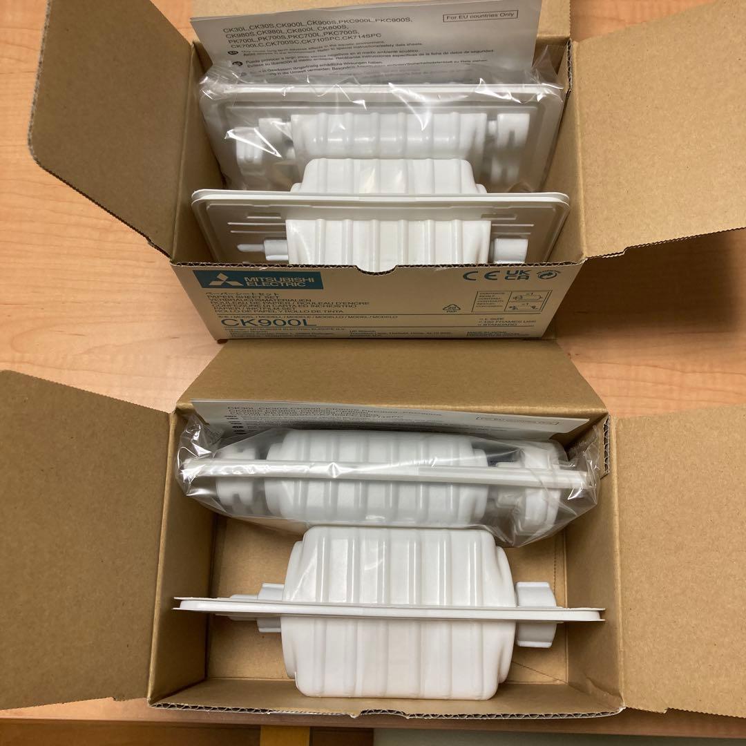 新品　三菱 ペーパー・インクリボン CK900L 2個セット