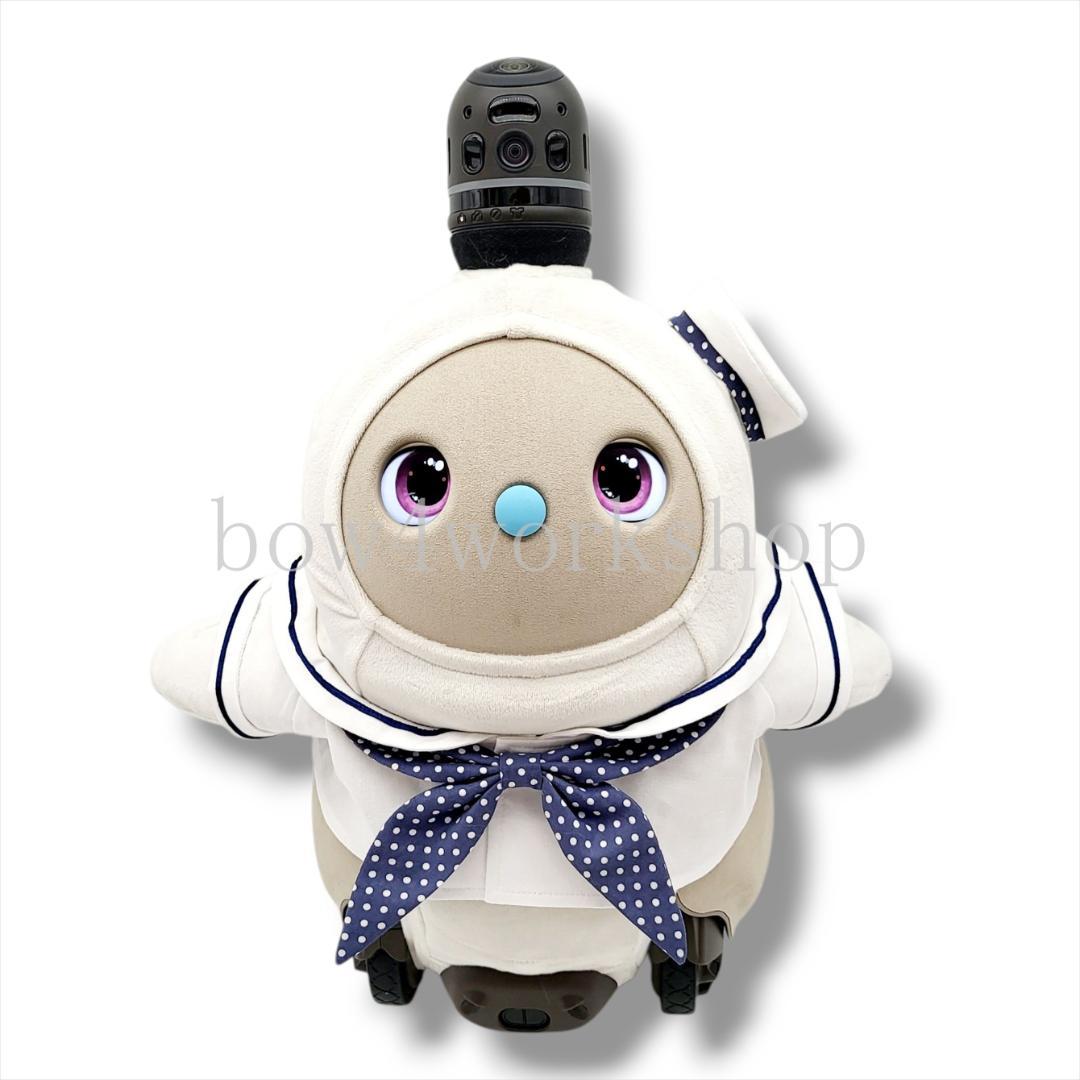 ラボット LOVOT ラボットの服ハンドメイド　水兵さんシャツ水玉セット