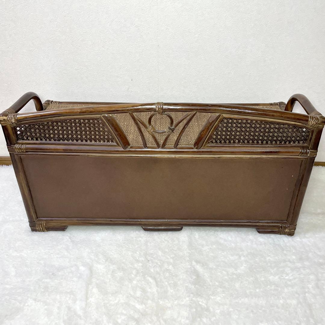 ラタン 収納チェスト 引き出し ブラウン 物入れ