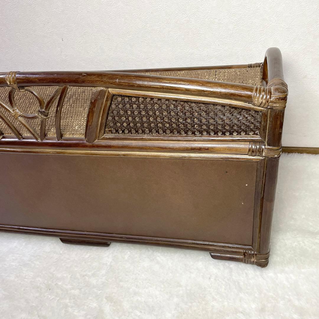 ラタン 収納チェスト 引き出し ブラウン 物入れ