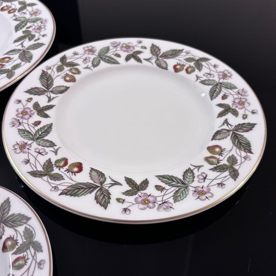 ストロベリーヒル 4枚  ヴィンテージ 緑壺