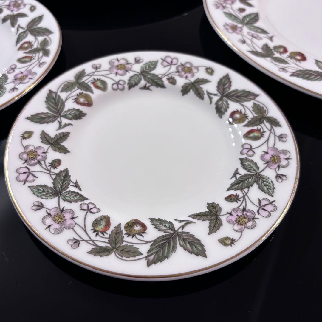 ストロベリーヒル 4枚  ヴィンテージ 緑壺