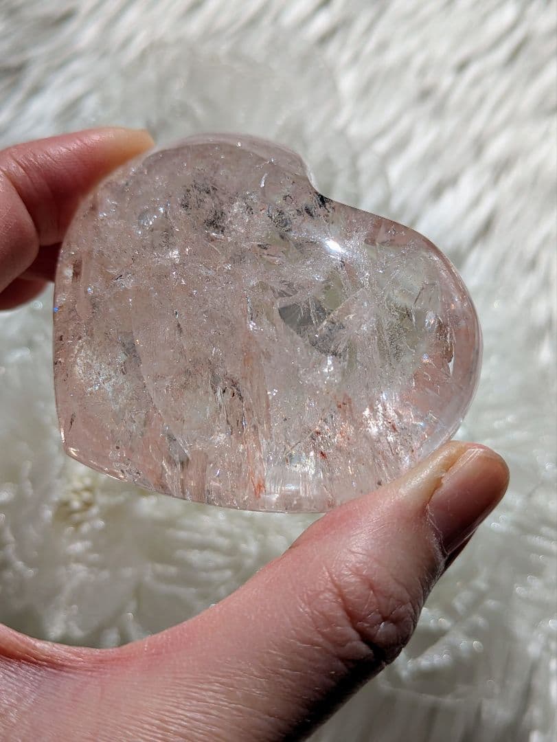 今週限定♡ピンクアゼツライト（通称） ピンククリアクォーツ♡ ハート ②