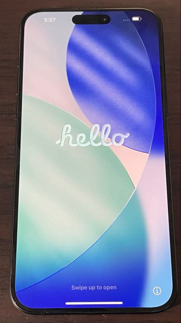 【美品】Apple iPhone 15 ProMax スペースブラック 本体