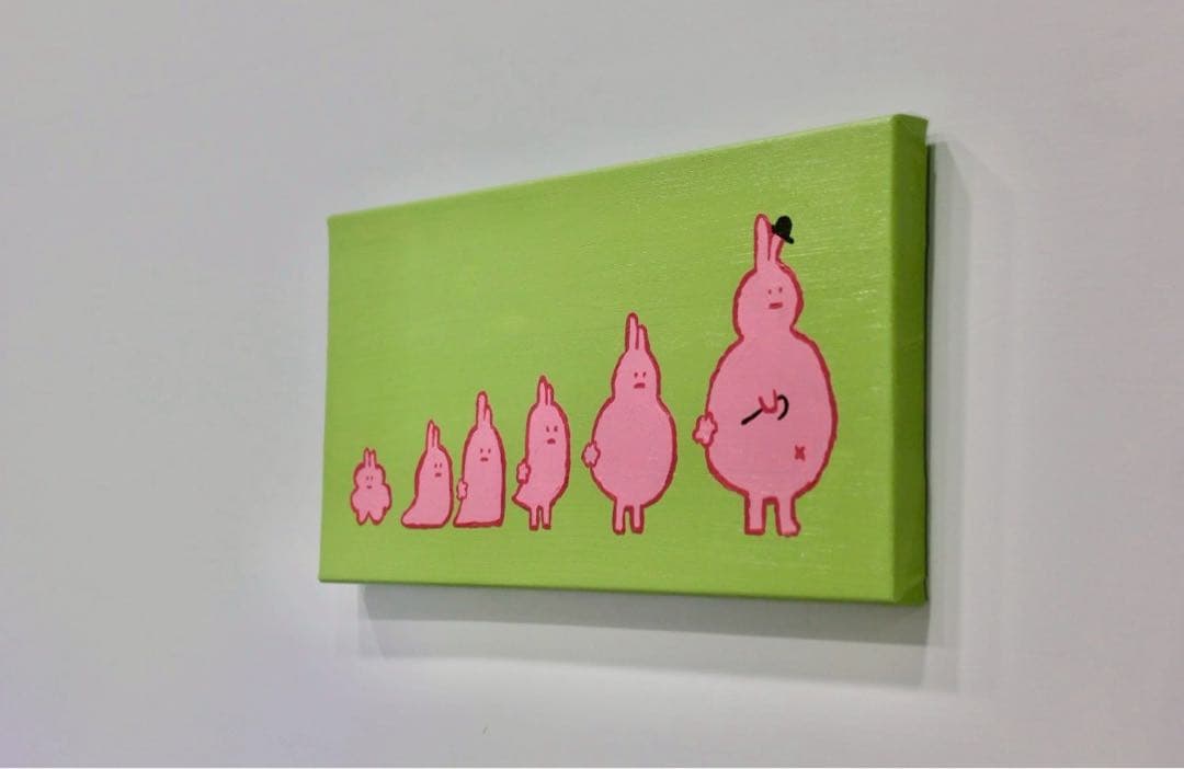 絵画作品｜《私＋私＋私＝1｜Me＋Myself＋I＝1》原画・一点物・アクリル
