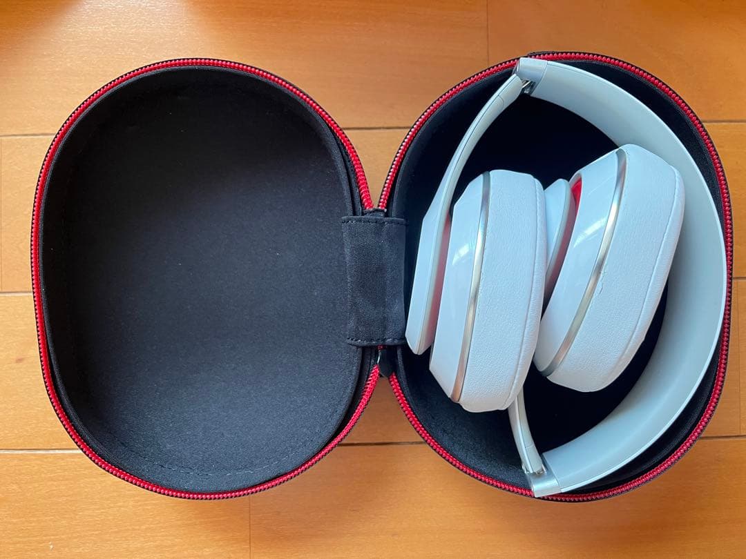 beats studio2 wireless ヘッドホン 白赤