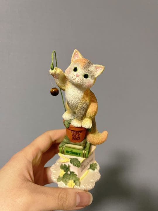 calico kittens enesco 猫　置物　チェリッシュドテディーズ