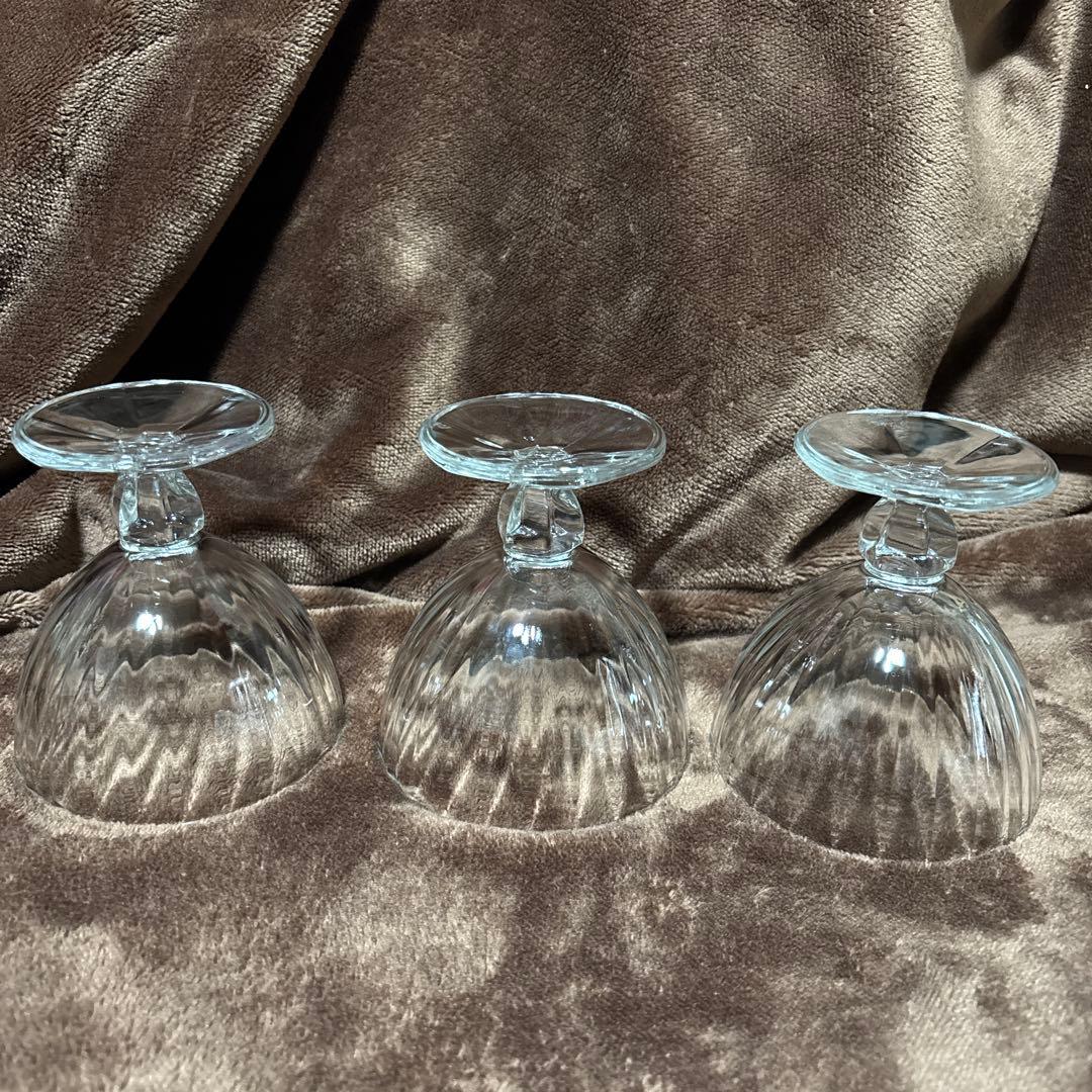 フランスアンティーク　デザートカップ×３