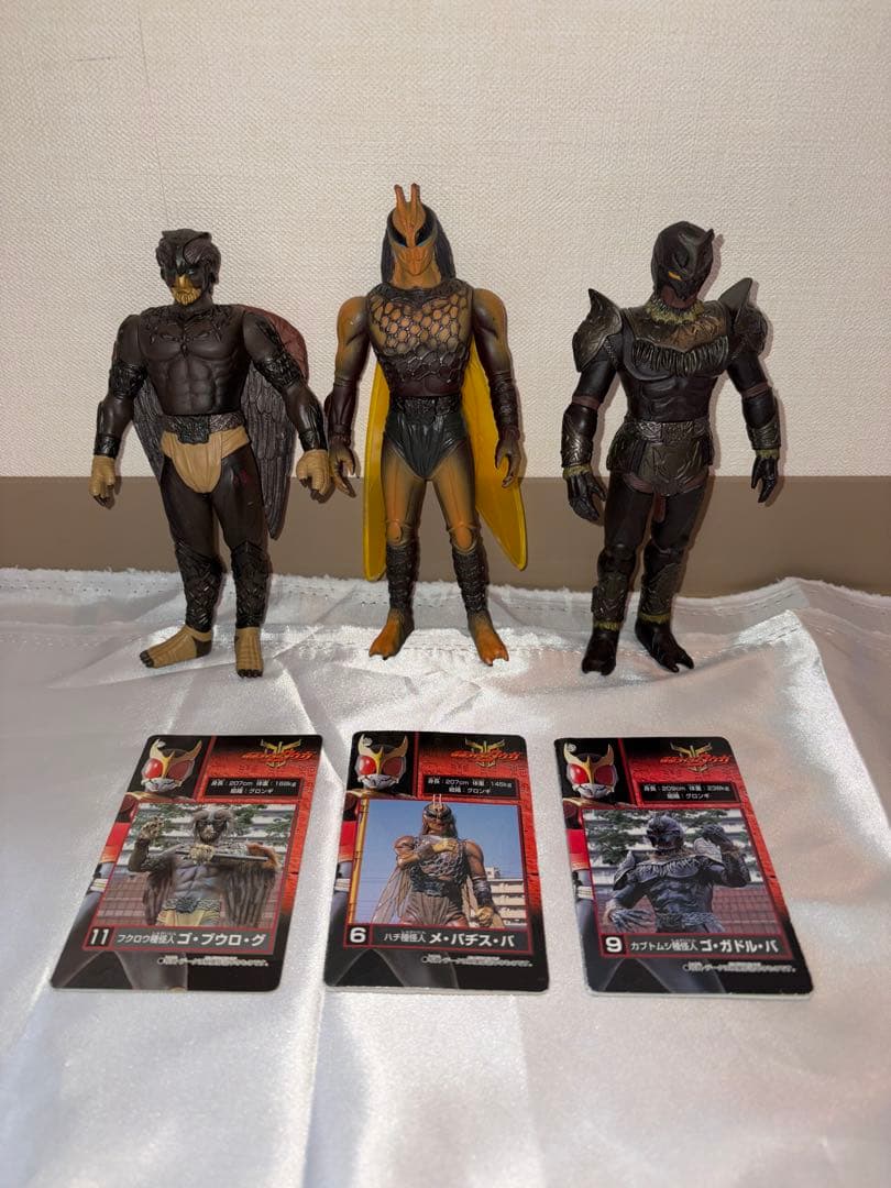 仮面ライダークウガ 怪人ソフビセット