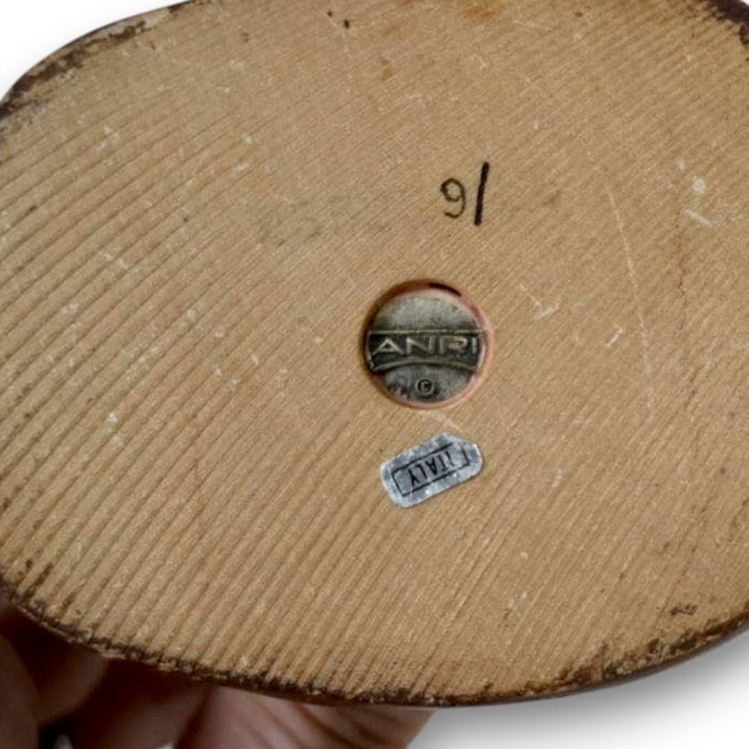 アンリ　ホアン・フェランディス　高級木彫り人形　 ビンテージカウボーイ 一刀彫