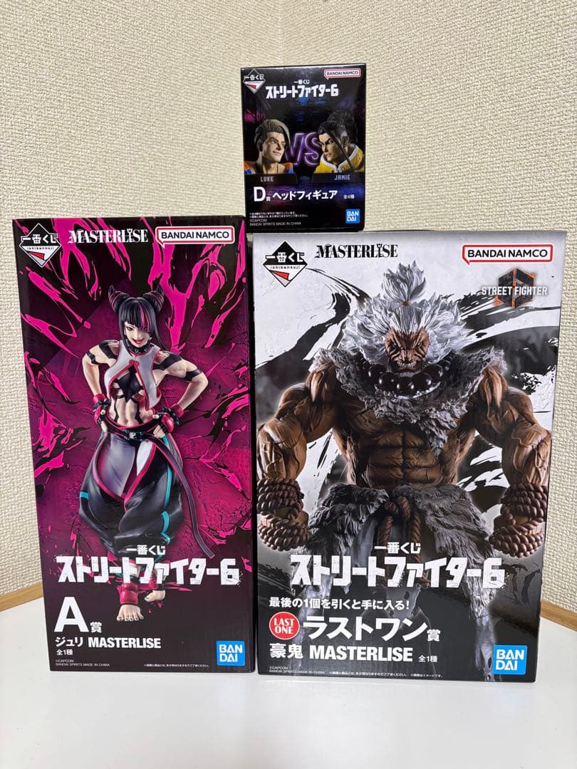 一番くじ ストリートファイター6 ジュリ 豪鬼 フィギュアセット