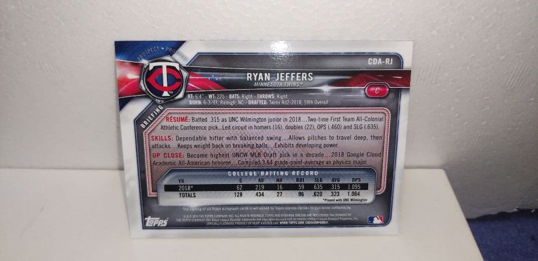 TOPPS １ST Bowman