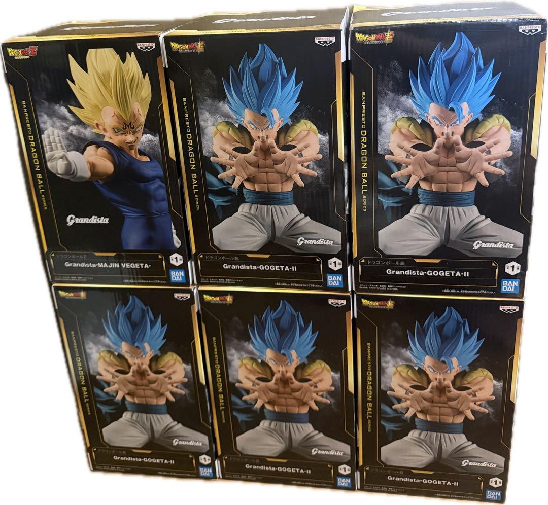 ドラゴンボールGrandista ゴジータ-Ⅱ×5、魔人ベジータ×1