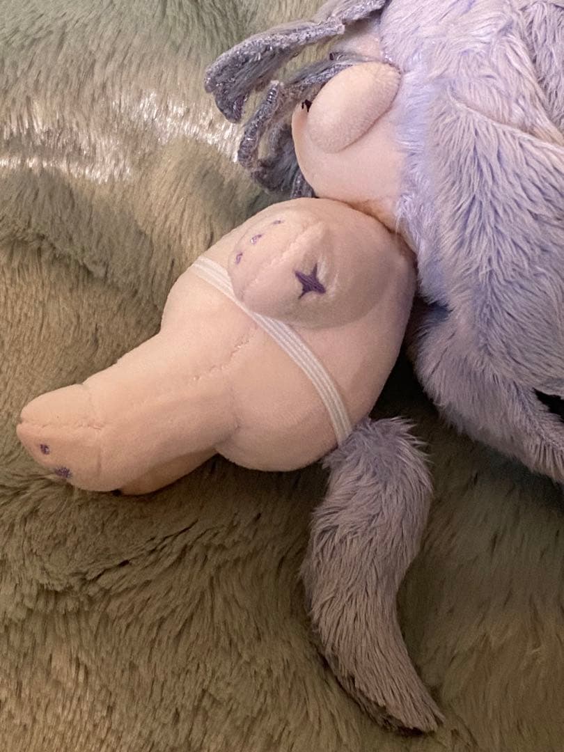 わ*び様 無属性　自作　ぬいぐるみ　10cm （12.5センチ）　骨入り　蓄光刺