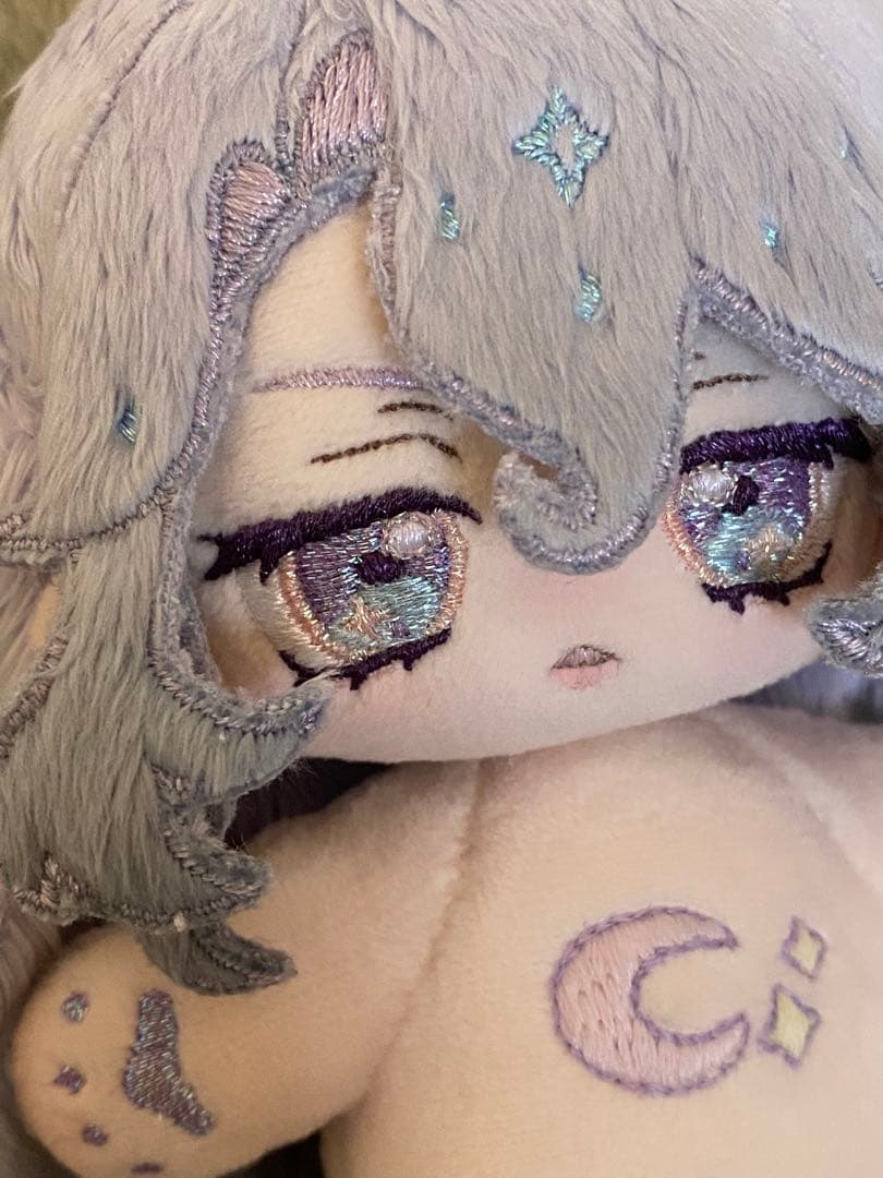 わ*び様 無属性　自作　ぬいぐるみ　10cm （12.5センチ）　骨入り　蓄光刺