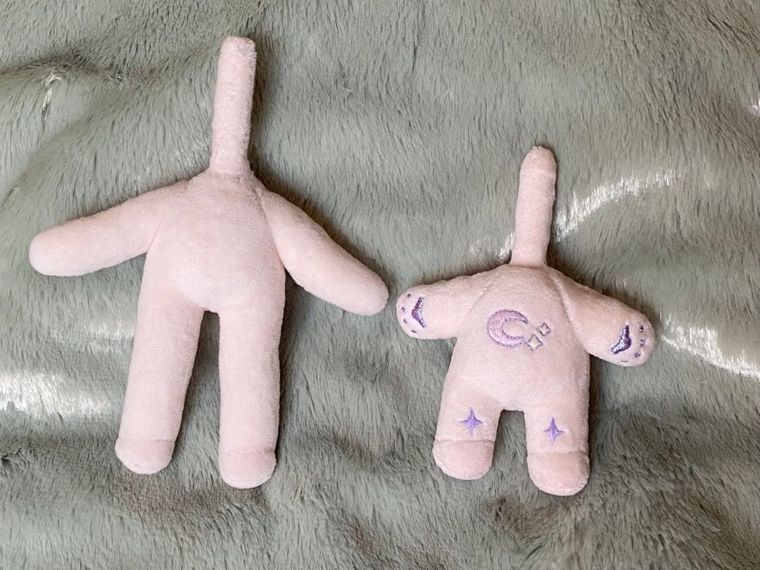 わ*び様 無属性　自作　ぬいぐるみ　10cm （12.5センチ）　骨入り　蓄光刺